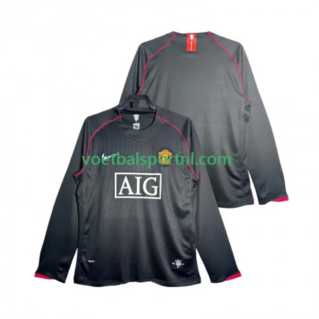 Manchester United 2007 2008 Retro Uit Shirt L/S
